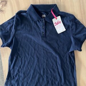 Justice Navy Kids Polo Shirt